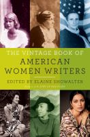 The_vintage_book_of_American_women_writers