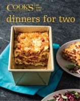 Cooks illustrated all time best dinners for two