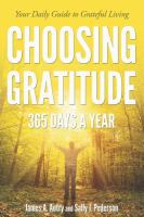 Choosing gratitude 365 days a year