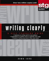 Writing clearly